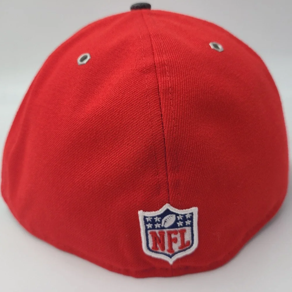 Kansas City Chiefs Hat Fitted 8 1/8 New Era 59Fifty Red Gray NFL Football Men